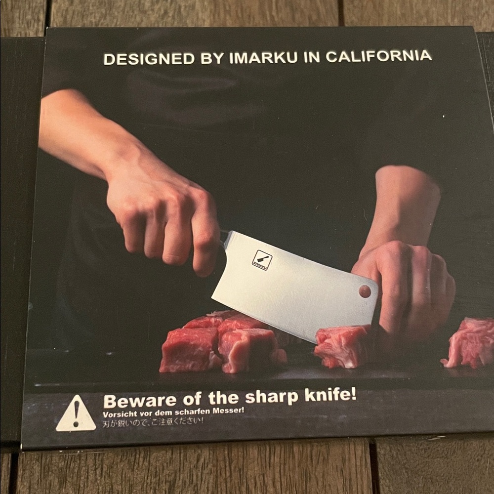 Imarku Chef Knife with Wooden Handle